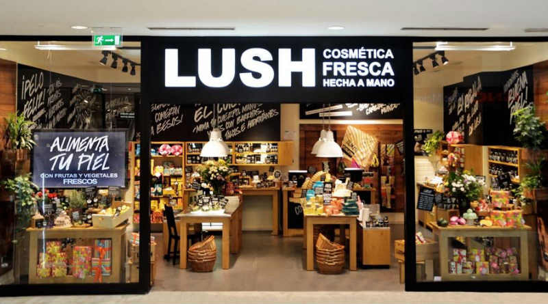 Foto de una tienda Lush de Madrid